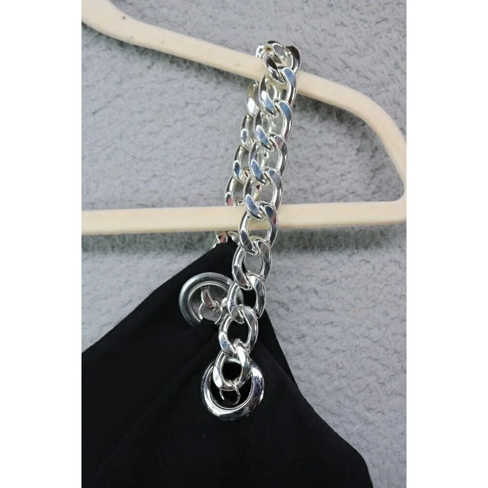Michael Kors Sleeveless Chain Straps Short Dress-Size 4-Whimsigoth-Witchy